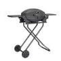 Refurbished electriQ Portable Single Burner Gas BBQ Grill Black