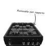 electriQ 50cm Gas Cooker - Black