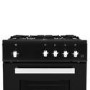 electriQ 50cm Gas Cooker - Black