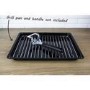 GRADE A3 - electriQ 60cm Double Oven Gas Cooker Black