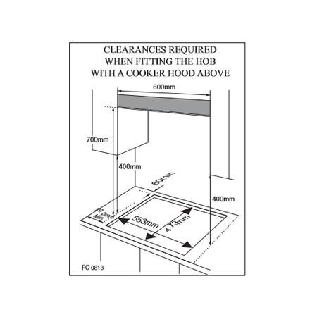 GRADE A2 - electriQ 60cm Stainless Steel 4 Burner Gas Hob