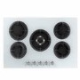 electriQ 75cm Gas on Glass hob in White