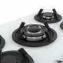 electriQ 75cm Gas on Glass hob in White