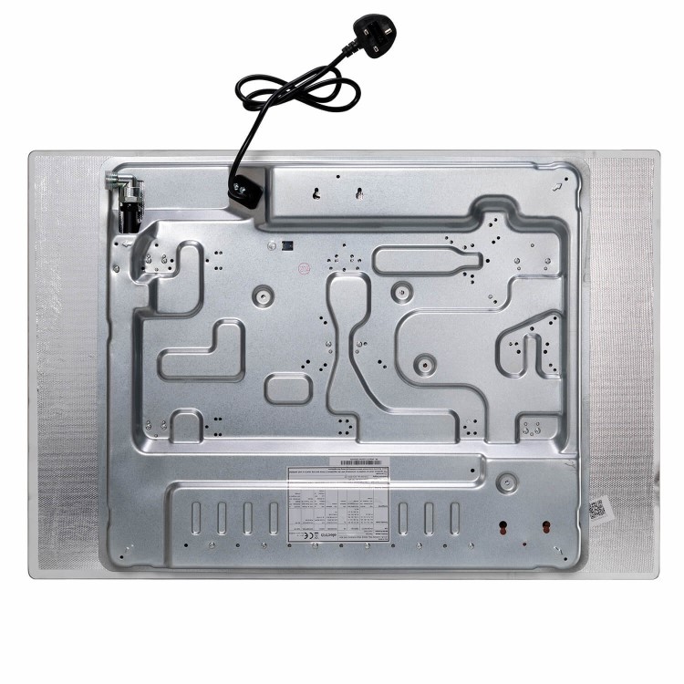 electriQ 75cm Gas on Glass hob in White