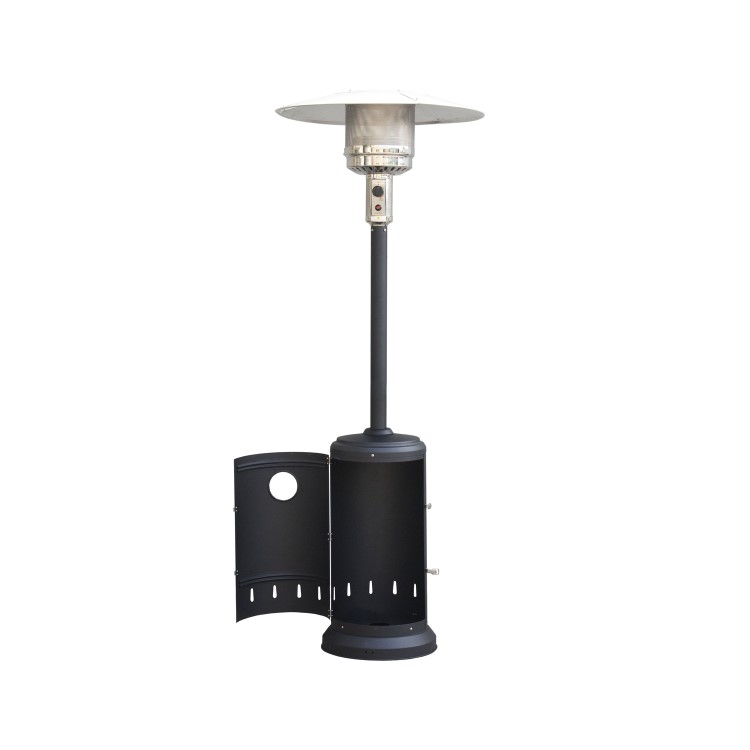 electriQ Mushroom Gas Patio Heater - Black