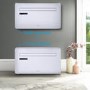 GRADE A5 - electriQ 10000 BTU Wall Mounted Heat Pump Air Conditioner with Smart App for rooms up to 30 sqm 