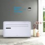 GRADE A2 - Refurbished electriQ iQool 10000 BTU Wall Mounted Air Conditioner with Heating Function