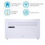 GRADE A2 - Refurbished electriQ iQool 10000 BTU Wall Mounted Air Conditioner with Heating Function