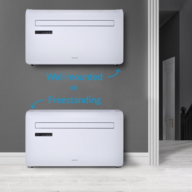 electriQ iQool 12000 BTU Wall Mounted Smart Air Conditioner with Heat Pump  - No Outdoor Unit Needed | electriQ
