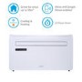 GRADE A5 - electriQ 12000 BTU Wall Mounted Heat Pump Air Conditioner with Smart App for rooms up to 35 sqm 