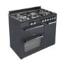 Refurbished electriQ 90cm Dual Fuel Triple Cavity Range Cooker - Charcoal Grey
