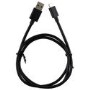 Refurbished electriQ USB-C Cable 90cm - Black - Fast Charge Compatible