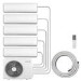 electriQ iQool Multi-Split 5 x 12000 BTU Smart Wall Mounted Split Air Conditioner with Heat Pump - Pipe Kits Included