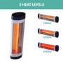 Electriq Wall Mounted Electric Patio Heater - 2kW with Automatic Thermostat