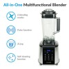 Refurbished electriQ 1250W Multi Functional Blender - Smoothie and Soup Maker with Digital Controls - Black