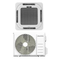electriQ iQool 18000 BTU Smart A++ Single Split Ceiling Cassette Air Conditioner with Heat Pump - 5m Pipe Kit Included