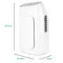 GRADE A2 - electriQ Ultra Quiet Compact Dehumidifier with 2 Litre Tank