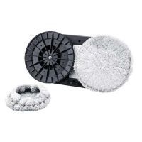 Replaceable Water Absorbent Washable Cleaning Pads for Clara Window Robot Vacuum Cleaner - pack of 6 pairs
