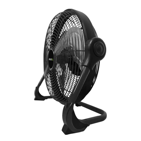 Achazel 12" 3-Speed Heavy Duty Metal Floor Fan - 1680 CFM High Velocity, 180° Tilt, UL Listed