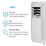 GRADE A3 - electriQ 12000 BTU Portable Air Conditioner