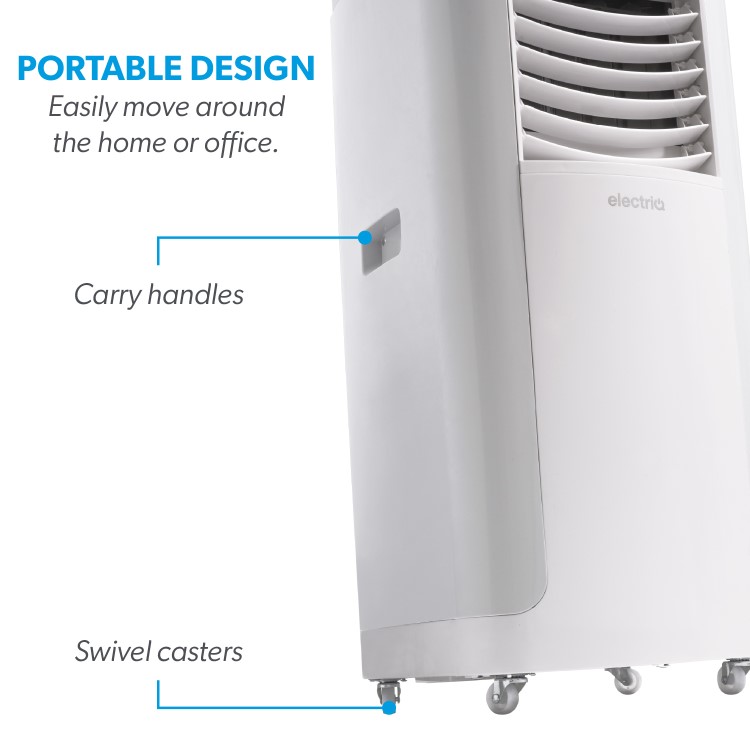 GRADE A3 - electriQ 12000 BTU Portable Air Conditioner