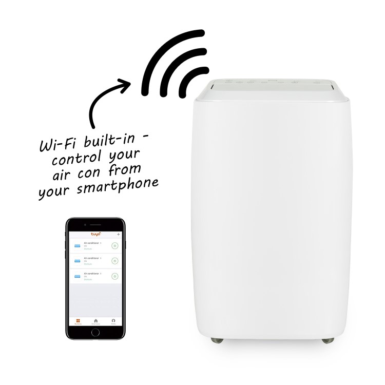 GRADE A2 - electriQ 12000 BTU 3.5 kW WIFI Smart App 4-in-1 Air Conditioner 