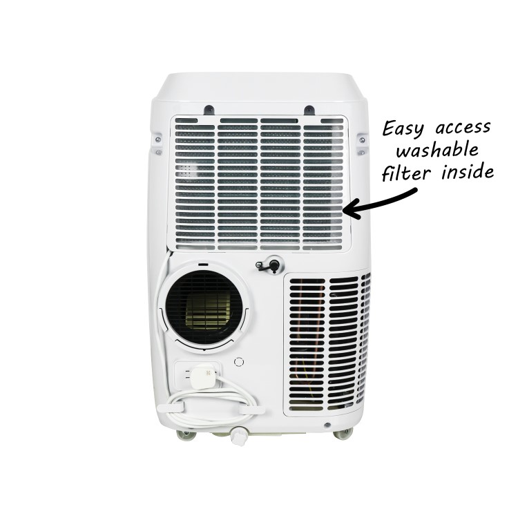 GRADE A2 - electriQ 12000 BTU 3.5 kW WIFI Smart App 4-in-1 Air Conditioner 