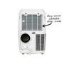 Refurbished - electriQ 12000 BTU SMART WIFI App Portable Air Conditioner with heatpump for rooms up to 30 sqm - Alexa Enabled
