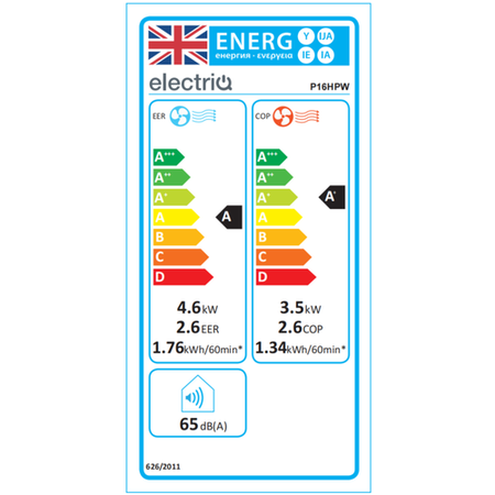 electriQ 16000 BTU Smart Portable Air Conditioner with Heat Pump
