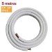 electriQ 5m Pipe for 9000 & 12000 BTU Air Conditioners 1/4 inch 3/8 inch 6.35mm/9.52mm