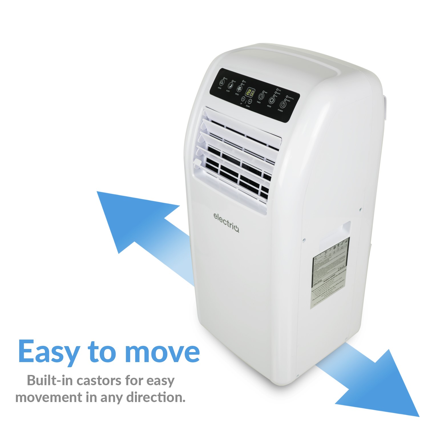 Grade A3 Electriq Silent10 9000 Btu Quiet Air Conditioner For Rooms Up To 25 Sqm Electriq
