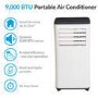 GRADE A2 - electriQ SILENT10 - 9000 BTU Quiet Air Conditioner for rooms up to  25 sqm