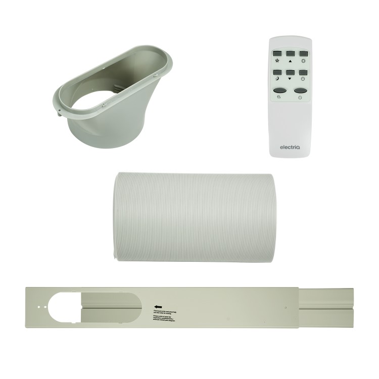 GRADE A1 - electriQ 10000 BTU Quiet Air Conditioner for rooms up to 25 sqm
