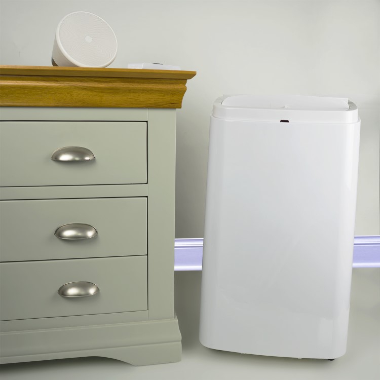 GRADE A3 - electriQ 12000 BTU Quiet Portable Air Conditioner - for rooms up to 30sqm
