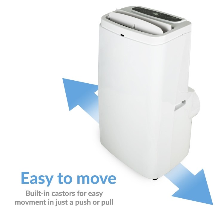 GRADE A3 - electriQ 16000 BTU Quiet Portable Air Conditioner - for large rooms up to 42 sqm