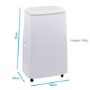 electriQ 16000 BTU Quiet Portable Air Conditioner - for large rooms up to 42 sqm