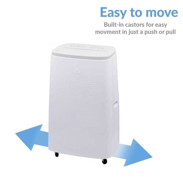 electriQ 16000 BTU Quiet Portable Air Conditioner - for large rooms up to 42 sqm