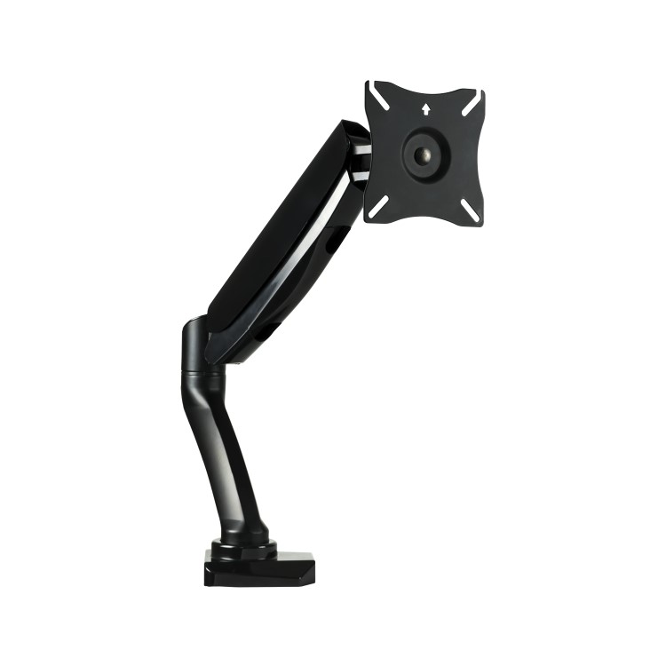 Ex Demo electriQ Single Monitor Arm with USB Ports for monitors upto 27 Inch