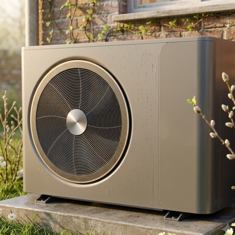 SUPERHEAT MCS Certified 7kW R32 Inverter Air Source Smart Heat Pump – Max Water Temp 60C