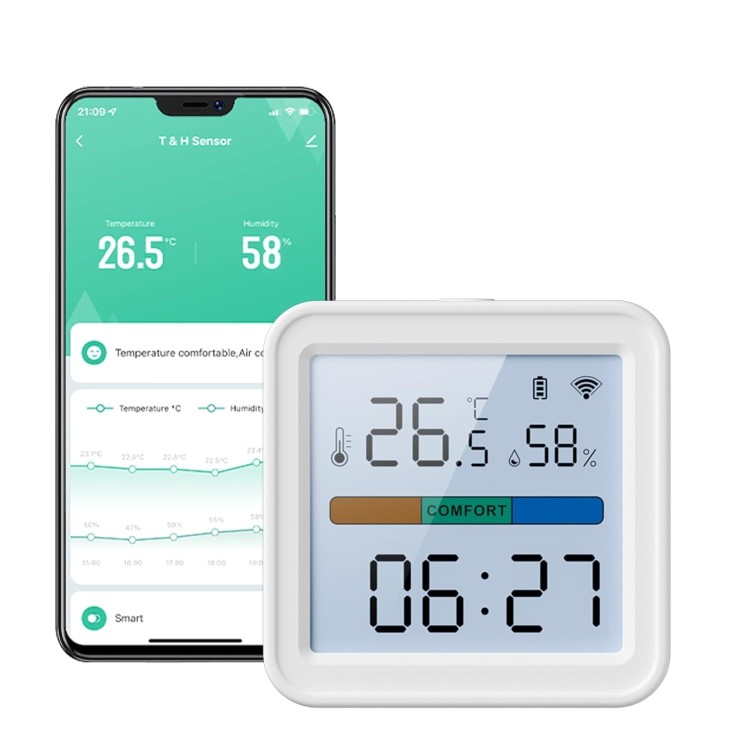 Tuya Smart WiFi Universal IR Remote Control with Temperature & Humidity Sensor