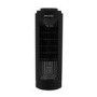 Refurbished electriQ Slim Tower Fan with Oscillation and 3 speed settings Black