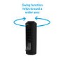 Refurbished electriQ Slim Tower Fan with Oscillation and 3 speed settings Black