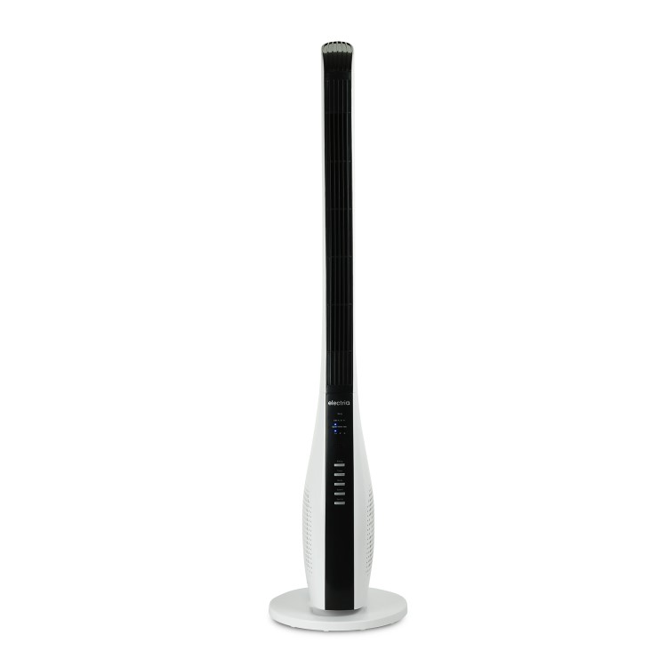 GRADE A1 - electriQ 44" Tower Fan with Remote Control 3 Speed Settings Timer & Oscillation Functions