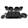 electriQ CCTV System - 8 Channel 720p DVR with 4 x 800TVL Bullet Cameras &amp; 1TB HDD