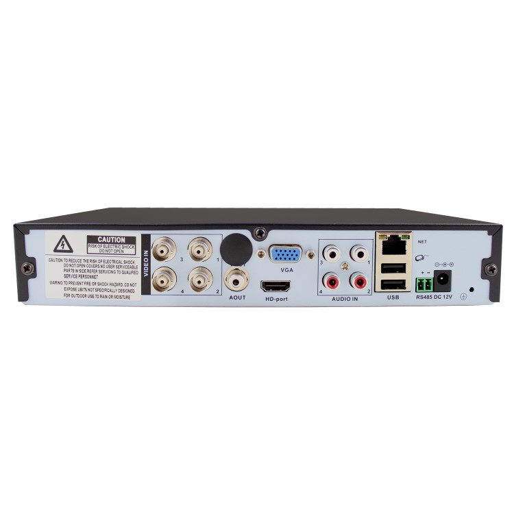 electriQ CCTV System - 4 Channel 1080p DVR with 4 x 1080p Bullet Cameras & 2TB HDD