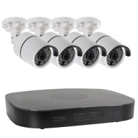 electriQ 4 Camera 1080p HD DVR CCTV System with 1TB HDD