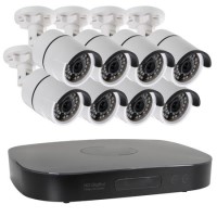 electriQ 8 Camera 1080p HD CCTV System with 2TB Hard Drive