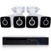 electriQ 4 Camera 4K Ultra HD DVR CCTV System - No HDD