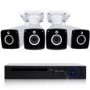 Box Opened electriQ 4 Camera 4K Ultra HD DVR CCTV System with 2TB HDD