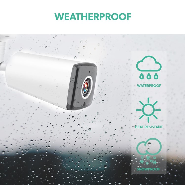 Box Opened electriQ 4 Camera 4K Ultra HD DVR CCTV System with 2TB HDD